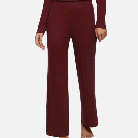 Banana Republic Women's 2-piece Rib Lounge Set Red Size XXL - Picture 3 of 8